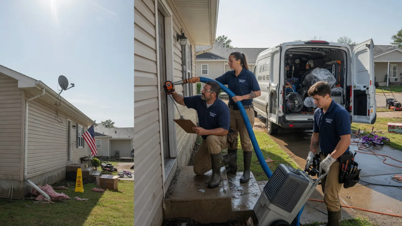 Ceiling Water Damage Restoration in Toano, VA near me